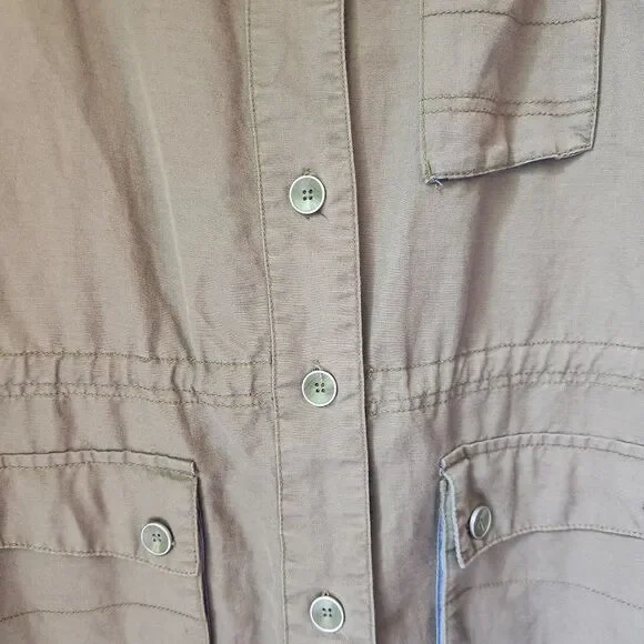 Horny toad women's lightweight jacket L sustainable hippie outdoors - Picture 7 of 7